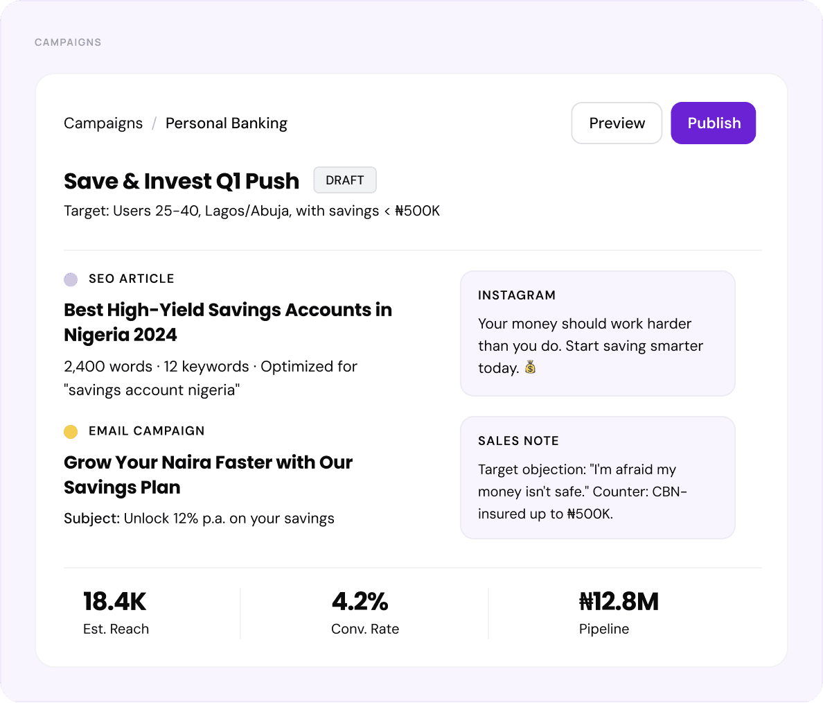 Five-channel content production grid
